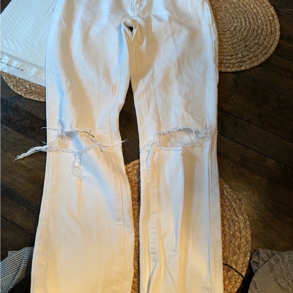Rollas Original Straight Jeans - Layla White like new - Picture 3 of 4
